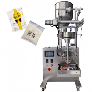 เครื่องบรรจุภัณฑ์อเนกประสงค์แบบแนวตั้งสำหรับข้าว น้ำตาล ช็อกโกแลต ถั่ว ธัญพืช ถั่วลิสง อัลมอนด์ ลูกอม อินทผลัม ข้าวโอ๊ต เกลือ ซอง และเม็ด - Product Image 3