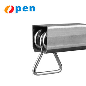 35mm küçük rulman kasnak rulo <span class=keywords><strong>2</strong></span> tekerlek sürgülü askı sera ve tarım için sürgülü kapı için branda perdeler - Product Image 3