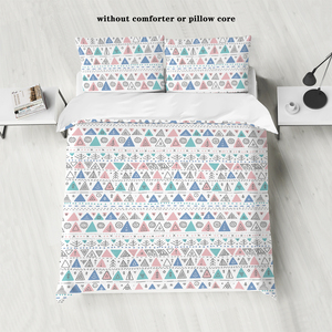 Custom Design Print Colorful 3 Pieces Super King <b>Size</b> <b>Queen</b> <b>Quilt</b> Bedding Set Duvet Cover with Pillowcases - Product Image 5