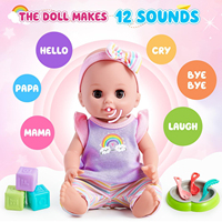 12 pouces réaliste Reborn bébé poupée pour ensemble de jeu Silicone semblant pour jouer jouets pour enfants et filles modèle jouet pour préscolaire