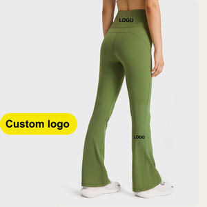 Eyun Mujeres Buttery Soft 28 "/30"/32 "/34" Entrepierna Control de barriga Entrenamiento Largo Bootleg <span class=keywords><strong>Trabajo</strong></span> Yoga Leggings acampanados de cintura alta Pantalones - Product Image 4