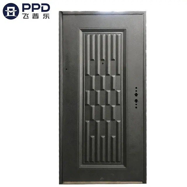 Puertas de Metal de bajo precio, modelo Exterior, puerta de hierro forjado, de Ghana, proveedor de China