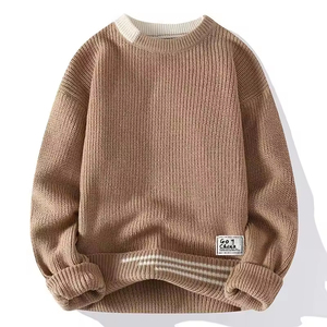 New <strong>Custom</strong> Bubble Cotton Polyester Men's Winter Heavy Wool <strong>Sweater</strong> <strong>Pattern</strong> Jacquard Knit Pullover Men's <strong>Sweater</strong> - Product Image 2