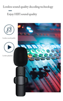 Nouvel arrivage K35 professionnel sans fil 3.5mm col Lavalier Revers Radio Microphone Microphone à condensateur pour téléphone portable en direct