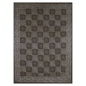 Cotton Bedsheet Hand Block Printed Dabu Geometric Design Handmade Soft Breathable Bedding 300tc Thread Count 70x120inch for Home - Product Image 2