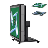 Table de Mahjong Pliante de Luxe en Gros avec Matériau HDPE, Fonction Automatique, Tuiles Numérotées, Roues et Housse Supérieure