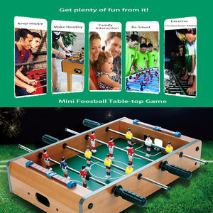 Juego de fútbol pequeño juego de mesa de futbolín divertido Mini futbolín para niños mesa de madera personalizada Unisex madera de ingeniería - Product Image 3