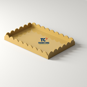 ถาดไม้ใส่แล็คเกอร์ MDF ถาดเสิร์ฟแล็กเกอร์ไม้สำหรับตกแต่งบ้านทำจากเวียดนาม - Product Image 5