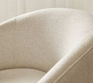 Chaise pivotante moderne rembourrée à roulettes, structure stable, coussin moelleux, mobilité flexible, chaise de salle à manger pour la maison et la cuisine - Product Image 5