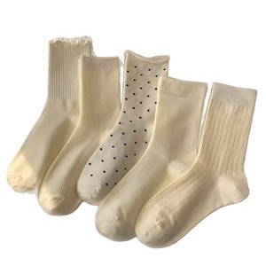 Women Ankle <b>Socks</b> Solid Color Cotton <b>Breathable</b> Sweat Absorbing Youth Style - Product Image 4
