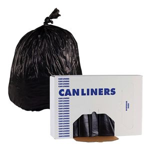 Bolsas de Basura Industriales Negras Boardwalk de 45 Galones y 0.7 Mil, 40 x 46, 100 por Caja, de Baja Densidad Lineal para Uso Doméstico - Product Image 2