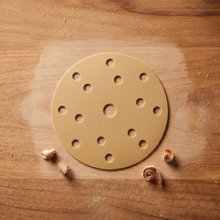 P80-P400 Disques abrasifs jaunes ronds pour ponçage du bois, de la peinture, du mastic, du plastique et du métal
