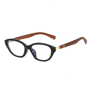 Nuovi <span class=keywords><strong>Occhiali</strong></span> Unisex Ultra-Leggeri di Alta Qualità con Montatura Ovale a Forma di <span class=keywords><strong>Gatto</strong></span> in Legno Anti-Luce Blu per Lettura - Product Image 4