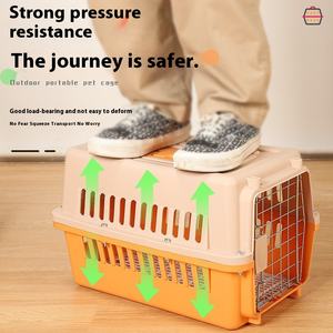 Portable Pet Flight Case Cage De Voiture Petit Moyen Grand Chiens Chats En Plein Air Pet Carrier pour Une Utilisation De L'aéroport - Product Image 5