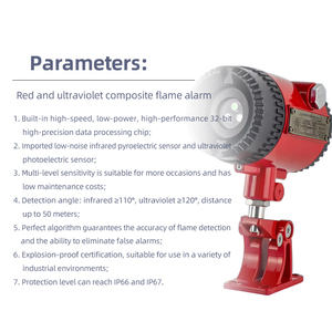 Sistema De Alarme De Incêndio Tipo Ponto Ir-uv Explosão UVIR2 <span class=keywords><strong>Detector</strong></span> De Alarme De Chama - Product Image 4