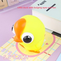 Duck Pop-eye Wink Squeeze Fidget Stress-relief Cartoon Squeeze Staring-cute Pet Mini Doll Venting Toy