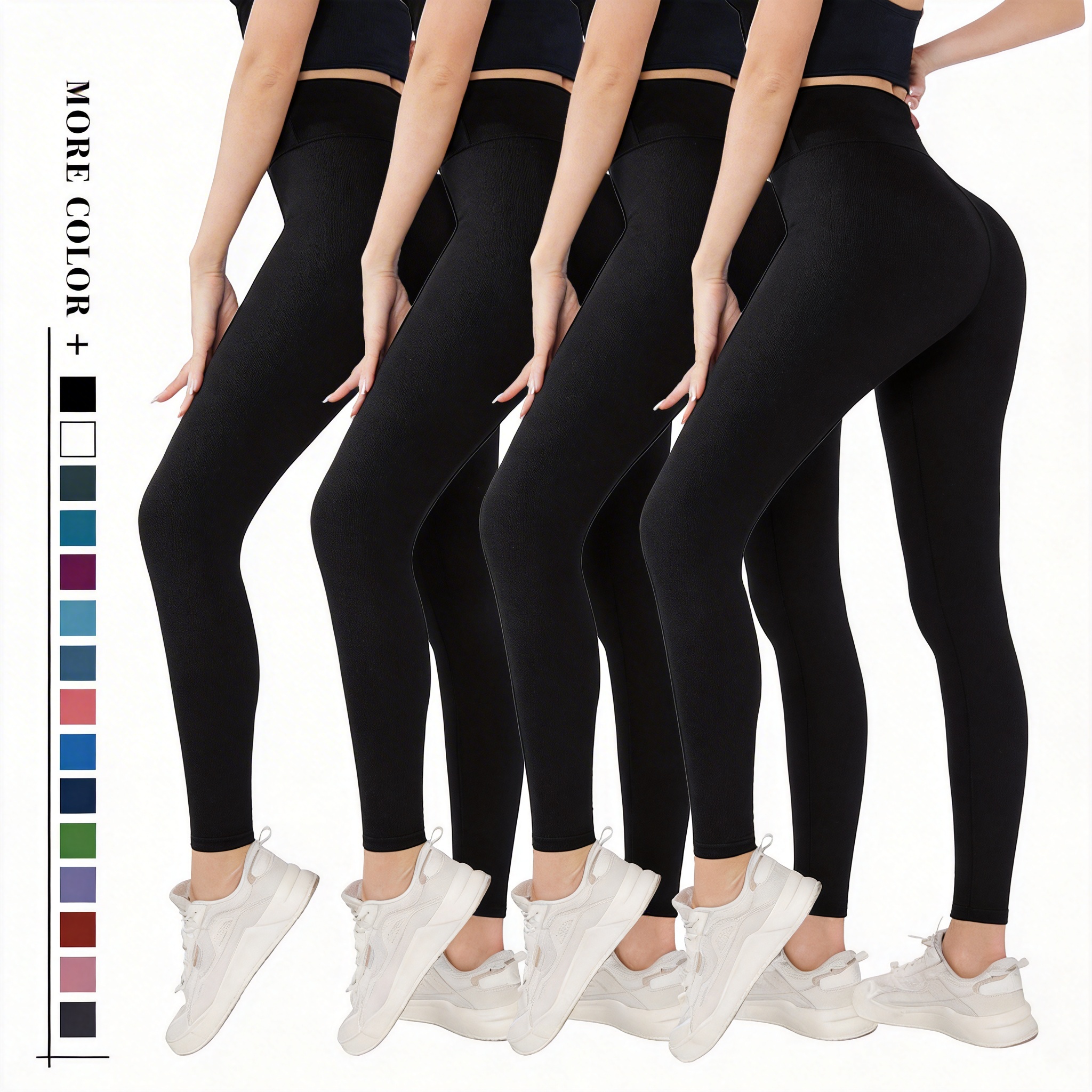 Custom High Waist Squat Proof Butt Lift Quick Dry Nylon Spandex Women Yoga Leggings for Gym Yoga Running Fitness Workout