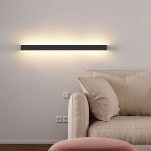 West River Lights Lámpara de pared con tira LED, luz de noche nórdica minimalista moderna para dormitorio, sala de estar, pasillo - Product Image 2