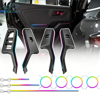 Kit d'éclairage ambiant de voiture 64 couleurs pour Toyota RAV4/Wildlander modèle 2026, éclairage dynamique LED intérieur, symphonie lumineuse 12V