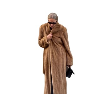 <span class=keywords><strong>Abrigo</strong></span> Largo de Piel Sintética Elegante y Moderno para Embarazadas, Color Sólido, Modelo Nuevo Otoño Invierno 2026, Estilo Europeo Americano - Product Image 5