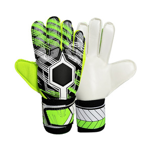 Sarung Tangan Kiper Sepak Bola Profesional Karet Berkualitas Tinggi Anti Selip dengan Penutup <span class=keywords><strong>Hook</strong></span> <span class=keywords><strong>Loop</strong></span> Melindungi Keamanan Tangan Unisex - Product Image 1