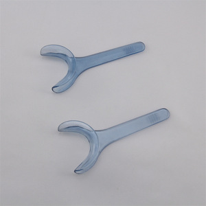 Abrebocas Tipo T LK 704A, Plástico Transparente Azul, Herramienta Dental Oral para Adultos - Product Image 1