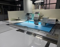 Nouvelle machine à coudre et à broder CNC informatisée 2 en 1 à double aiguille, point surjet pour sièges de voiture, design d'intérieur, ameublement