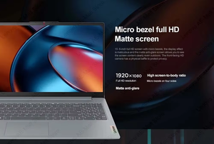 Portátil Empresarial Lenovo <span class=keywords><strong>IdeaPad</strong></span> 15s Original de Alto Rendimiento, AMD R5-7430U, 16 GB, 512 GB, Pantalla IPS de 15.6 Pulgadas y 60 Hz, Computadora Portátil - Product Image 6