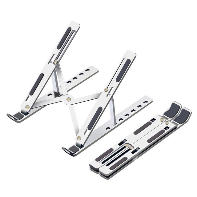 Adjustable 16-inch Aluminum Alloy Tablet PC Stand Foldable iPad Compatible Notebook Support Base Holder Cooling Riser Bracket