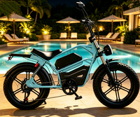 Vélo électrique pour adultes, moteur de 750 W de puissance maximale, batterie au lithium 48 V 18 Ah, pneus larges de 20 pouces, écran LCD couleur