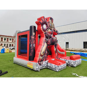 Structure gonflable populaire pour adultes, château gonflable de <span class=keywords><strong>jeu</strong></span> sportif, château gonflable <span class=keywords><strong>héros</strong></span> de dessin animé avec toboggan - Product Image 2