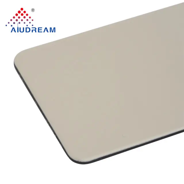 Lámina de panel compuesto de aluminio para decoración exterior, 4mm, pvdf, acm