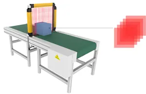 Sistema di dimensionamento del sistema di rilevamento degli oggetti di distribuzione logistica