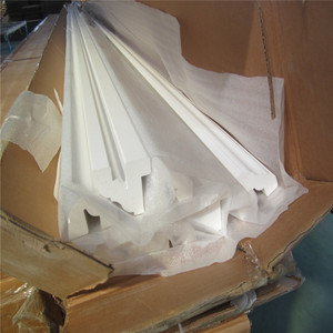 Composants de volets en PVC plastique moderne ROSENHOME, profil intérieur, volets horizontaux de type plantation, lames de fenêtre, protection UV - Product Image 6
