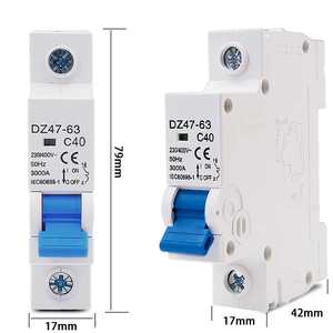 Sistema de distribución de motor de iluminación de 1 poste de 40Amp para proteger el mini Disyuntor de cortocircuito de sobrecarga - Product Image 3