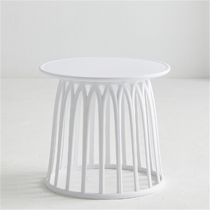 Tabouret <span class=keywords><strong>de</strong></span> thé rond en plastique empilable et portable au design créatif et moderne, idéal pour les petits appartements, les coins <span class=keywords><strong>de</strong></span> chambre et les jardins extérieurs. - Product Image 4