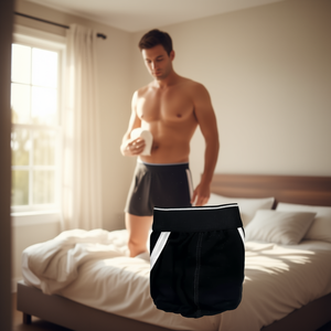 Calzoncillos Boxer para Hombre Fozter, Negros, de Algodón y Elastano, Corte Medio, Transpirables, Diseño Liso, Talla Adulto XL - Product Image 2