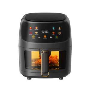 Freidora de Aire Cuadrada Negra de <span class=keywords><strong>6</strong></span> <span class=keywords><strong>Litros</strong></span>, Bajo Consumo, Sin Aceite, con Horno de Gran Capacidad, Freidora Eléctrica de Aire - Product Image 2