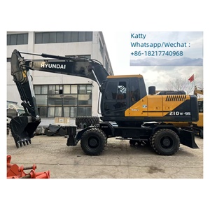 Excavadora de Ruedas Usada Hyundai R210W-9S, Maquinaria de Construcción para Movimiento de Tierras - Product Image 1
