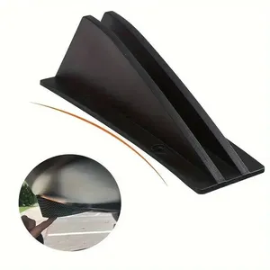 Spoiler de pare-chocs arrière de voiture, 4 pièces, en ABS, adapté à l'installation incurvée - Product Image 4