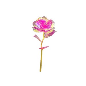 โรงงานขายส่งไฟ LED ดอกกุหลาบกาแล็กซี่เคลือบทอง 24k ในโดมแก้ว - Product Image 2