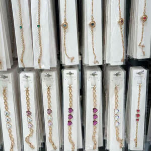 XUPING Schmuck 14k 18k Goldfarben Plattiert Synthetischer Zirkonia Kupfer Kettenglied Tennis Mode Damen Charm Armband - Product Image 5