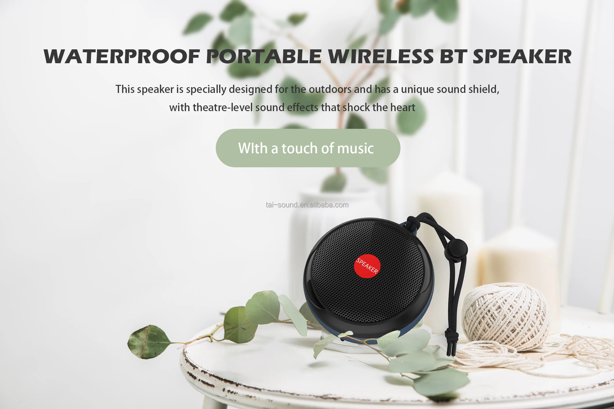 new design waterproof blue tooth speaker outdoor wireless speaker mini portable supper bass bt speaker