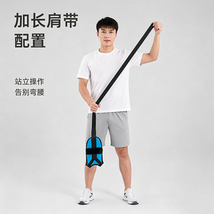 Banda elástica de resistencia portátil para yoga diario, banda de entrenamiento físico para interiores, banda para estirar pies y tobillos, ajustable. - Product Image 2