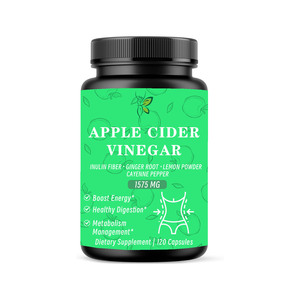 Cápsulas de Vinagre de <span class=keywords><strong>Sidra</strong></span> de Manzana de Marca Privada OEM, Apoyo al Metabolismo de Grasas, Apoyo a la Digestión, Favorece la Salud Digestiva, Aumenta la Inmunidad - Product Image 1