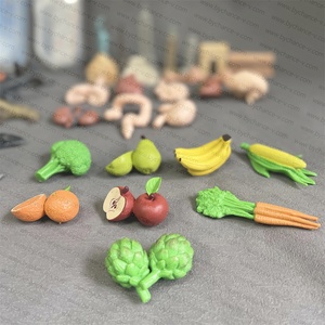Meilleur cadeau de Noël pour les enfants en gros montessori jouet éducatif mini fruits légumes modèles kits pour jouets préscolaires - Product Image 5