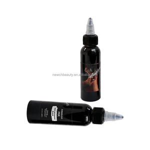 Tinte Natural para Cabello con Aerógrafo, Tinta Impermeable para Relleno de Barba, Pintura Corporal, Arte de Tatuaje, Tinte para Barba y Línea del Cabello para Barberos, Tinta para Aerógrafo para Zapatillas - Product Image 3