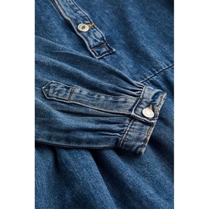 Abiti in <span class=keywords><strong>jeans</strong></span> personalizzati Denim da donna abiti in Denim per donna abito in Denim con colletto ampio - Product Image 4