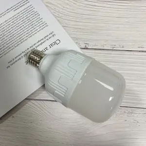 Bombilla LED T de 30W de ahorro de energía, lámpara E27 de 8000K, venta directa de fábrica de China