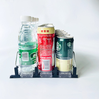 Étagères en plastique à ressort réglables, pour alimentation automatique de réfrigérateur, bouteilles à ressort, boisson canette de Soda, rouleau presseur